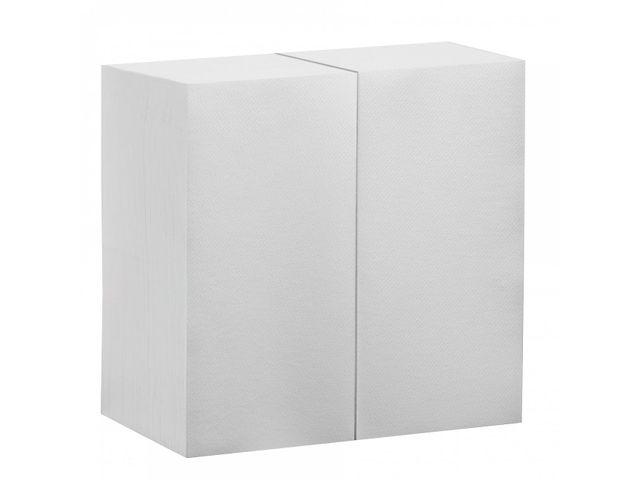 [Q-1035] Point to point servet 40x40 - 1/8 vouw wit 1200 st