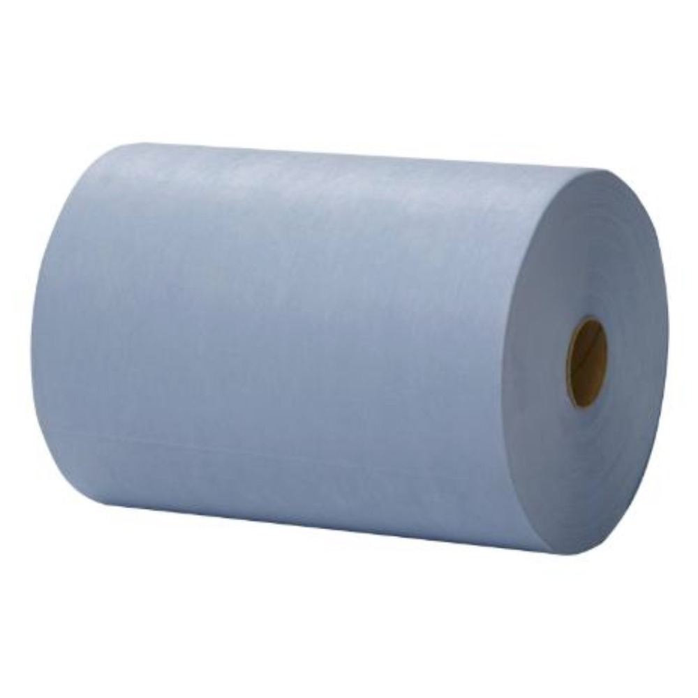 X-wipes blauw 30 × 38 cm – rol 500 doeken