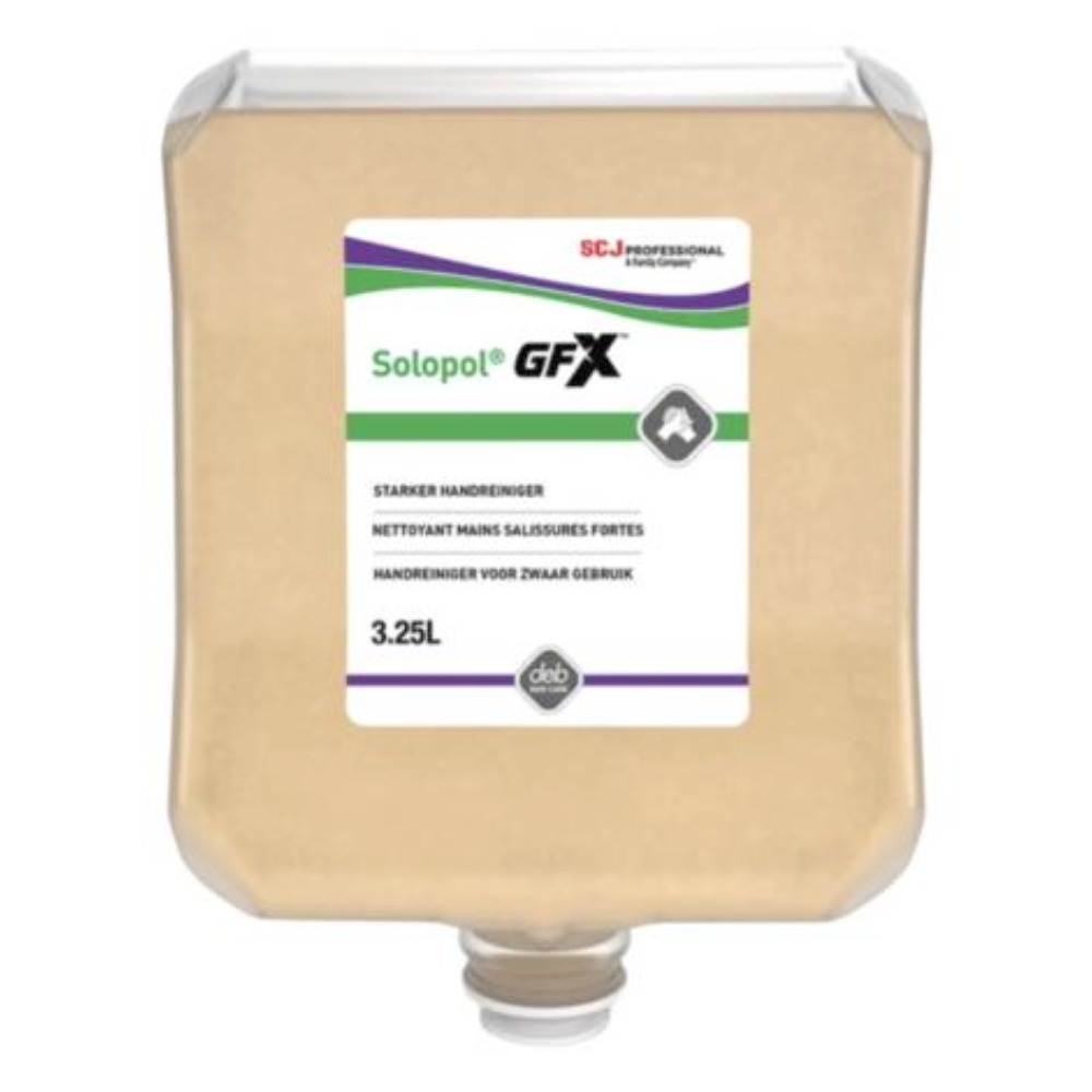 Deb Solopol GFX handreiniger foam met scrub – 4 × 3,25 liter