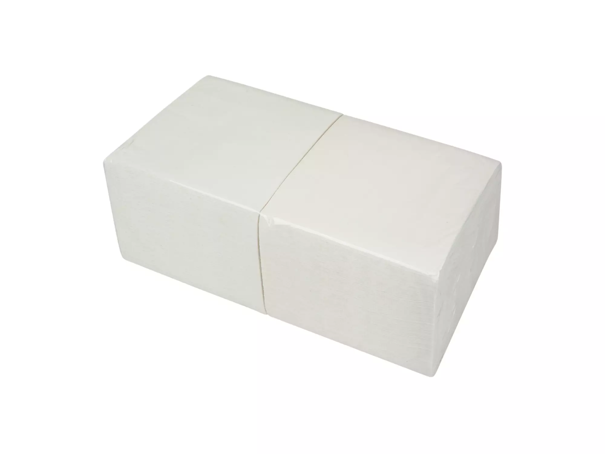 Servetten 1/4 fold cellulose wit 1-laags 33 x 33 cm - 10 x 500 stuks