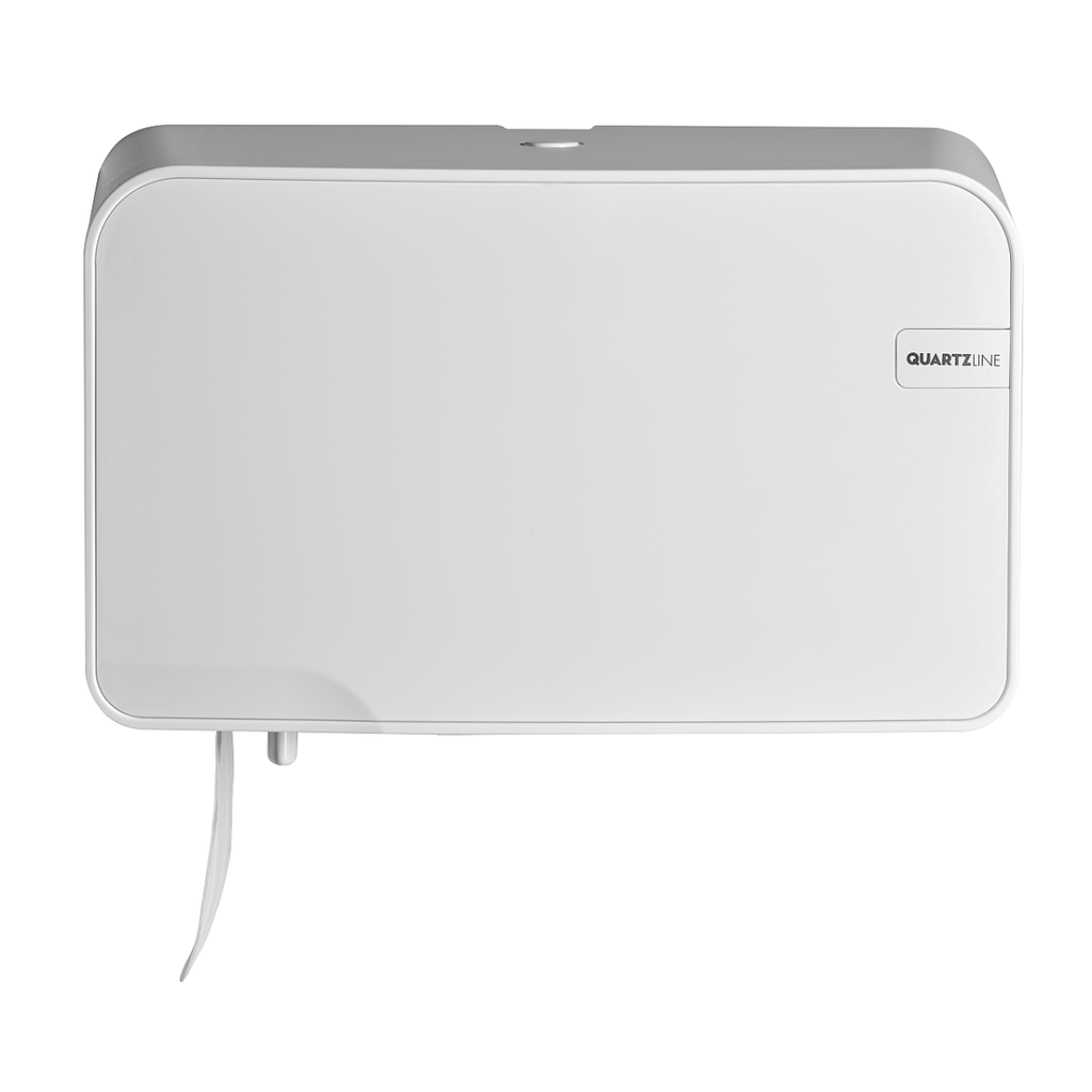 [441003] QuartzLine Duo toiletroldispenser Coreless - White