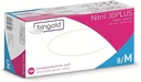 Bingold Nitril 30Plus blauw handschoenen M – doos 10 x 100 (1.000 stuks)