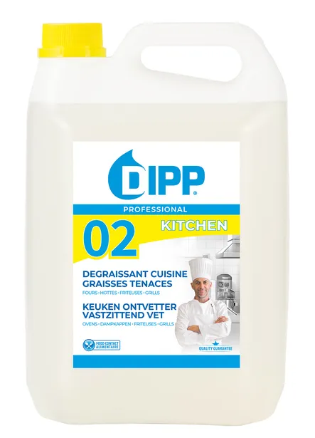 [DIPP0205] Dipp 02 Keuken Ontvetter Vastzittend Vet 5 L