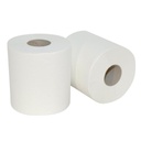 Midi poetspapier wit 2 laags cellulose 450 vel 160 meter - 6 rol p/pak