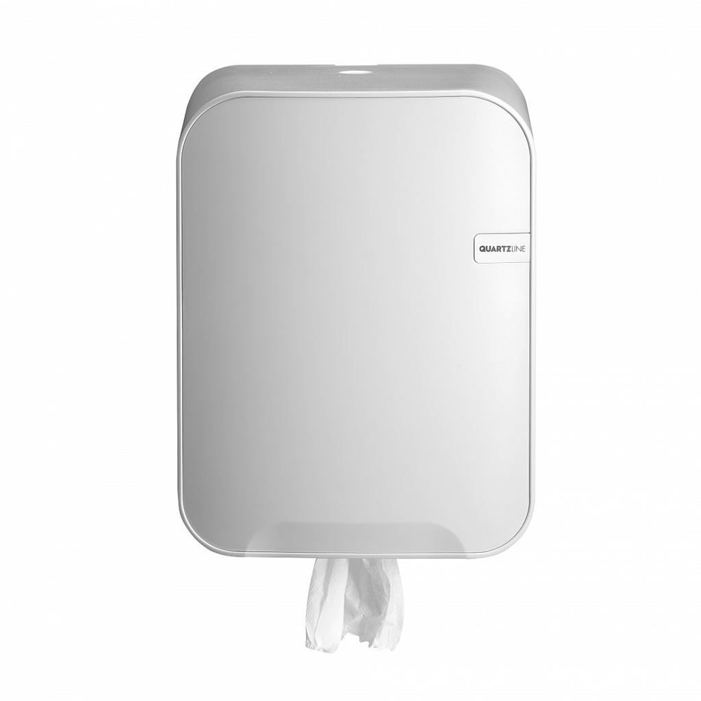 [441104] QuartzLine Poetsroldispenser Midi - White 375x265x222