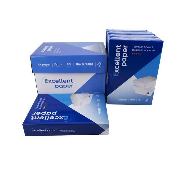 [40430080] Excellent A4 papier 80 grams kopieerpapier doos 5 pak/2500 vel