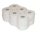 Midi poetspapier wit 2 laags Recycled 108 meter - 6 rol p/pak